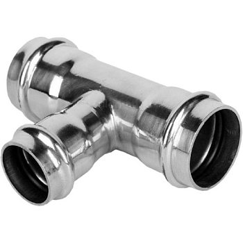 Трехраструбный пресс-тройник из нержавеющей стали 42*35*42mm ZEISSLER