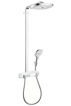 HANSGROHE Raindance Select Showerpipe E300 3 jet  душевая система с кнопками управления
