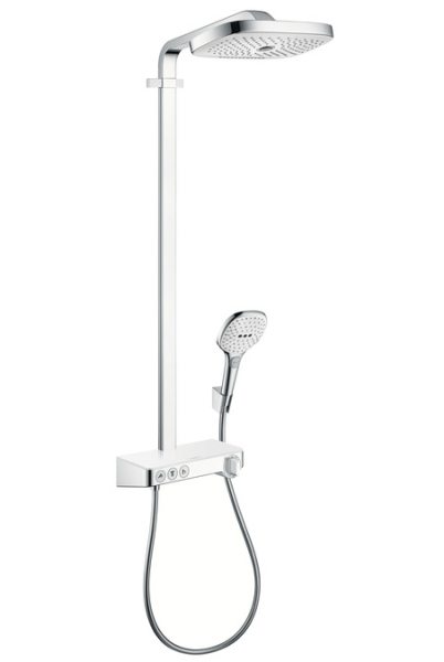 HANSGROHE Raindance Select Showerpipe E300 3 jet  душевая система с кнопками управления