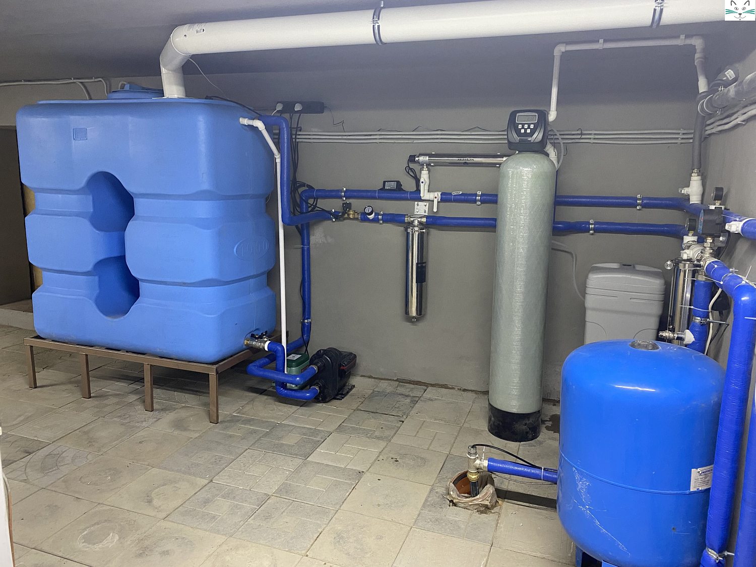 Частный дом, с. Травники. Монтаж системы водоподготовки