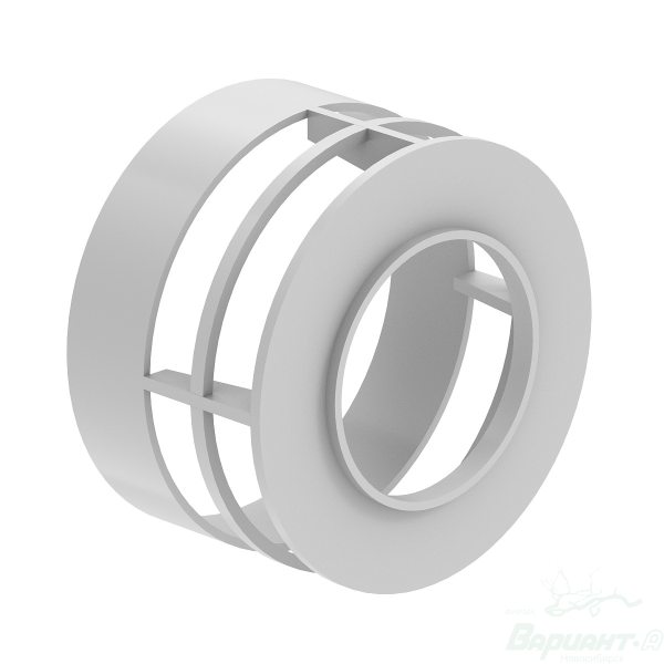 Наконечник для коаксиальной трубы пластиковый Ø60