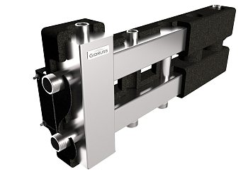 Гидравлический разделитель-коллектор Gidruss BMSS-60-3D.EPP (в теплоизоляции)