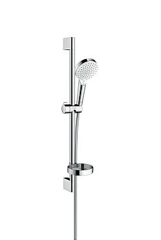 HANSGROHE Crometta Vario душевой гарнитур 65 см с мыльницей, бел/хром