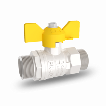 Кран шар 1/2 н-н LD газовый баб (уп. 20 шт)