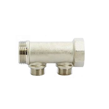 Коллектор 2 вых. 3/4"х1/2" VT550n нар.р