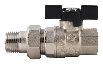 Кран шар с американкой 1/2" STOUT баб. (уп. 20 шт)