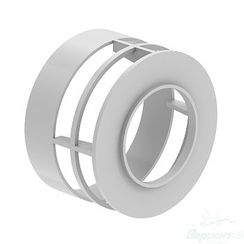 Наконечник для коаксиальной трубы пластиковый Ø100