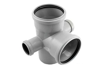 Крестовина (5 выходов) внутренней канализации ПП 110-50-110-50-110/87,5°