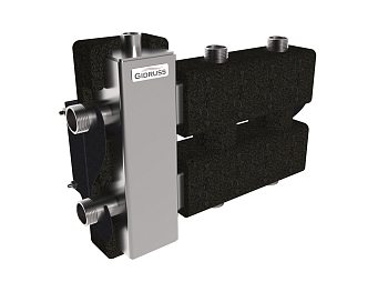 Гидравлический разделитель-коллектор Gidruss BMSS-60-3DU.EPP (в теплоизоляции)