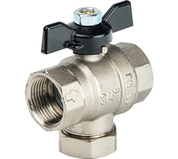 Шаровый кран с фильтром 1/2" баб. STOUT (уп. 12 шт)