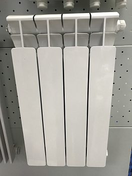 Радиатор алюминиевый Rifar Alum Ventil 500 12 секций, нижнее подключение, правое, Alum VR