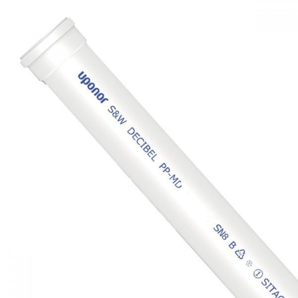 Труба бесшумная Uponor Decibel 110х1000 вн.