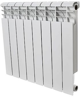 Радиатор алюминиевый ROMMER Optima 500/8 секц (1040 Вт)