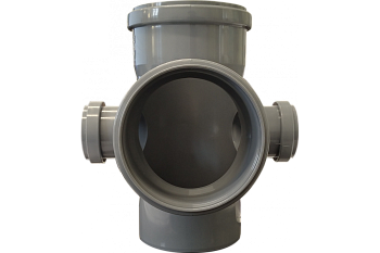 Отвод 110 50*87 (с 2-мя патруб.на 50) вправо/влево канал. вн. PPRC