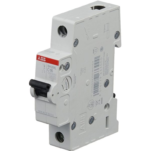 Выключатель автоматический 1 полюсной SH201Д С16