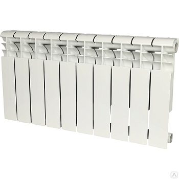 Радиатор алюминиевый ROMMER Profi 350/80/80 10 секц (1200 Вт)