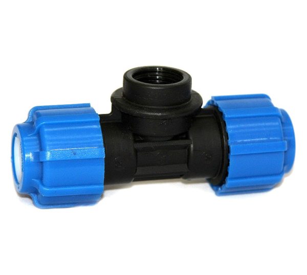 ПНД Тройник 25* 1" в.р.