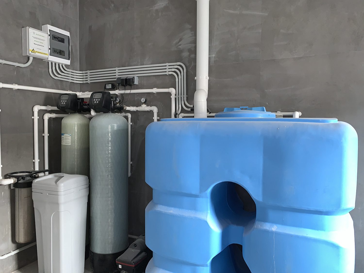 Система водоподготовки в частном доме п. "Родной"