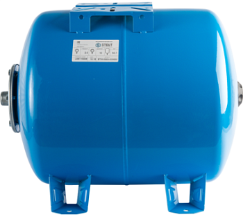 Мембранный бак для водоснабжения 50л STOUT, 1", горизонтальный